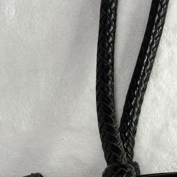 Artisan El Cuero del Toro Tote, Braided, Ostrich Texture Panel - Picture 11 of 13